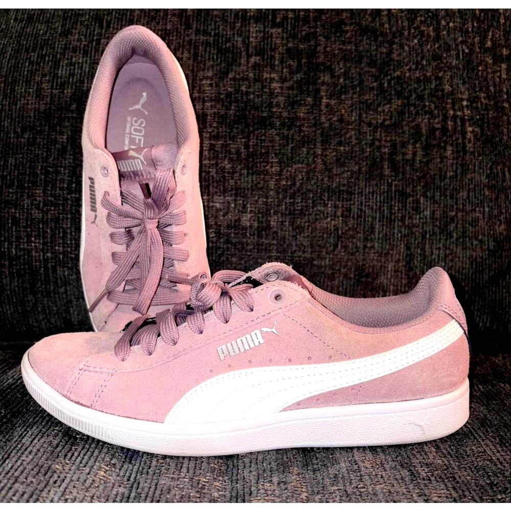 #SH09 - PUMA TRAINERS - SOFT PINK/LAVENDER - SIZE 6.5